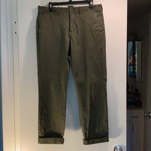 J. Crew Men’s Hunter Green Khaki Pants